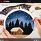 Embroidery Kit for Beginner Adults, Counted Stamped Cross Stitch kit for Adult Beginner, Hand Embroidery Starter Kits with Pattern, 3 Embroidery Hoop, Fabric (Attached Teaching Video QR Code)